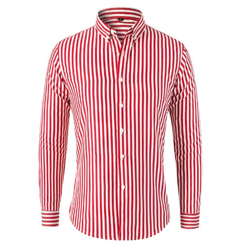 Elegante camisa de rayas