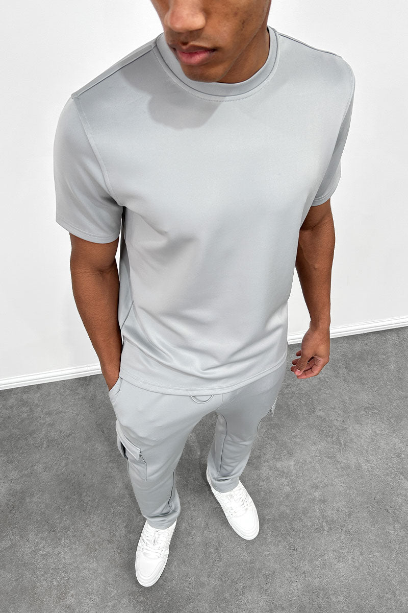 CAMISETA SLIM FIT - GRIS