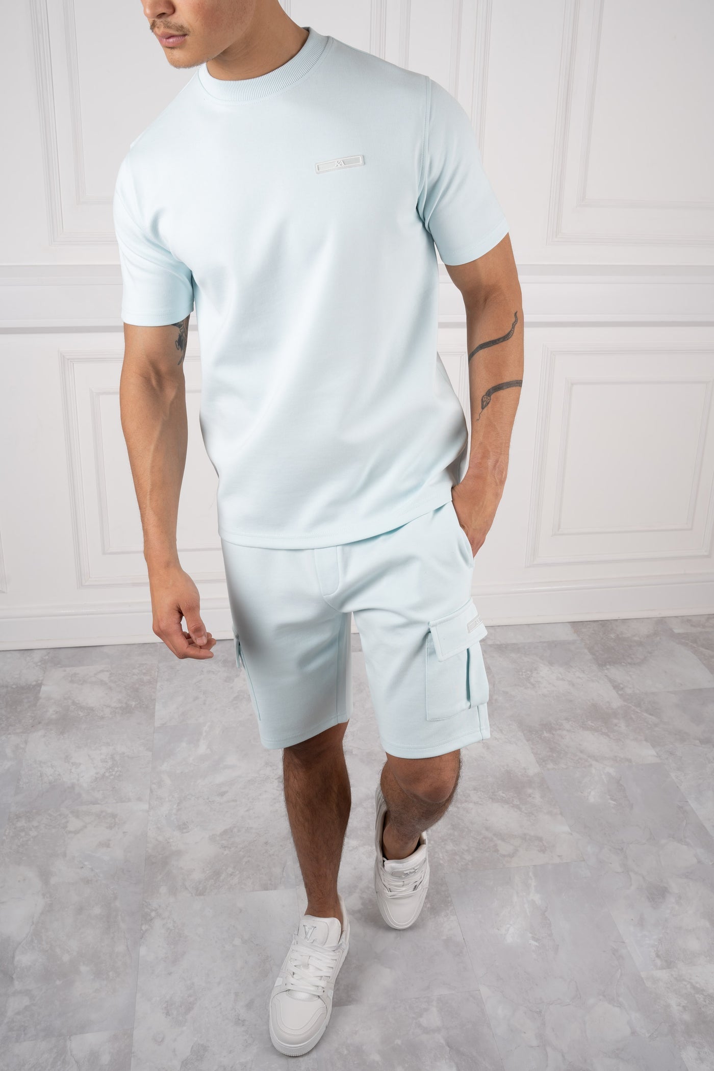 CONJUNTO ESSENTIAL FIT - AZUL CIELO