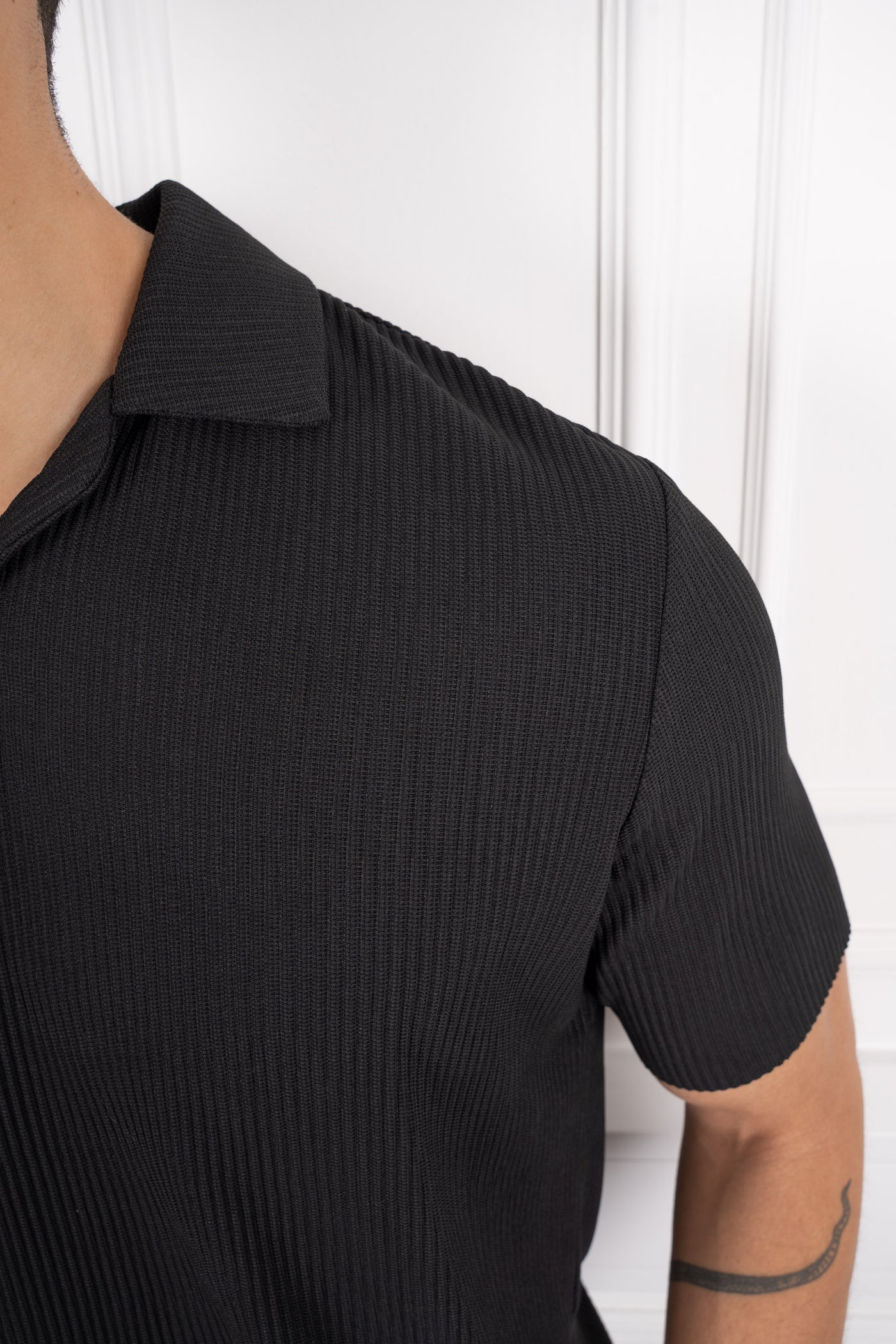 CONJUNTO PLEATED MASON - NEGRO