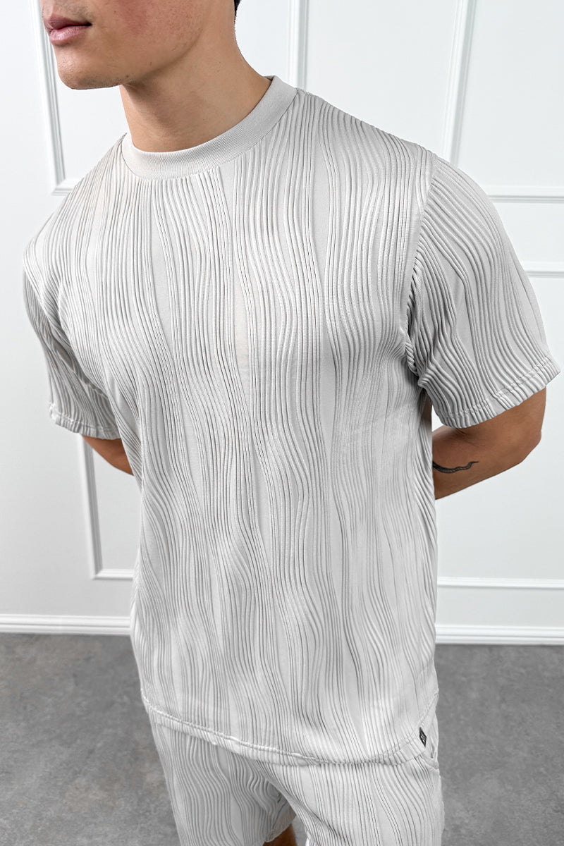 CAMISETA WAVE SLIM FIT - GRIS