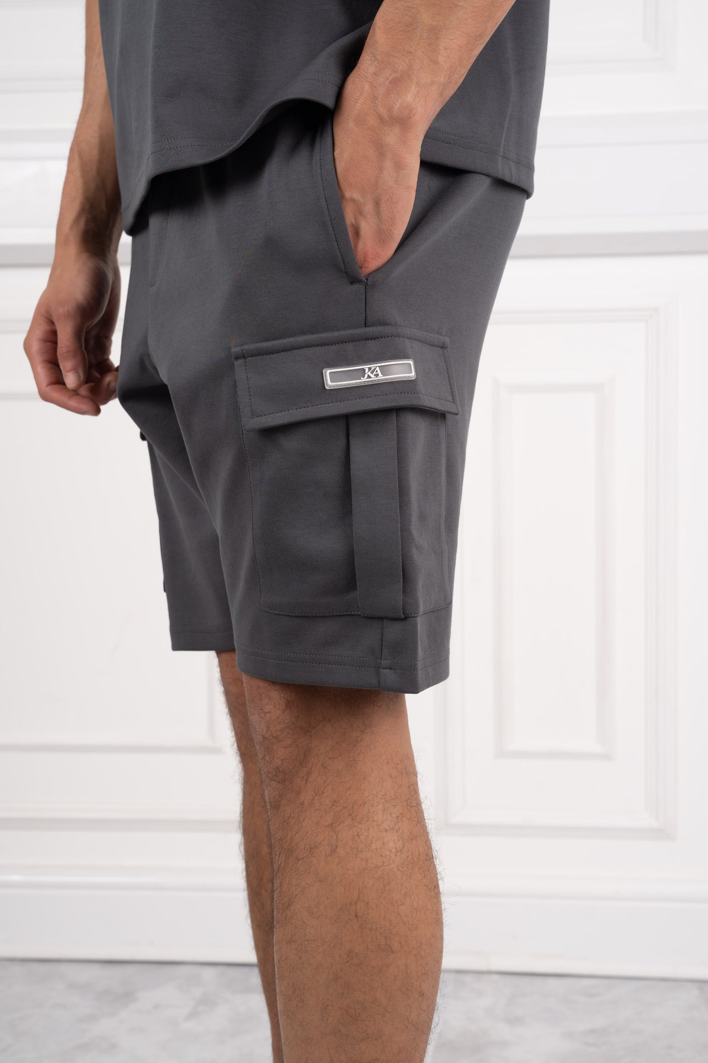 CONJUNTO OVERSIZE ESSENTIAL FIT - GRIS