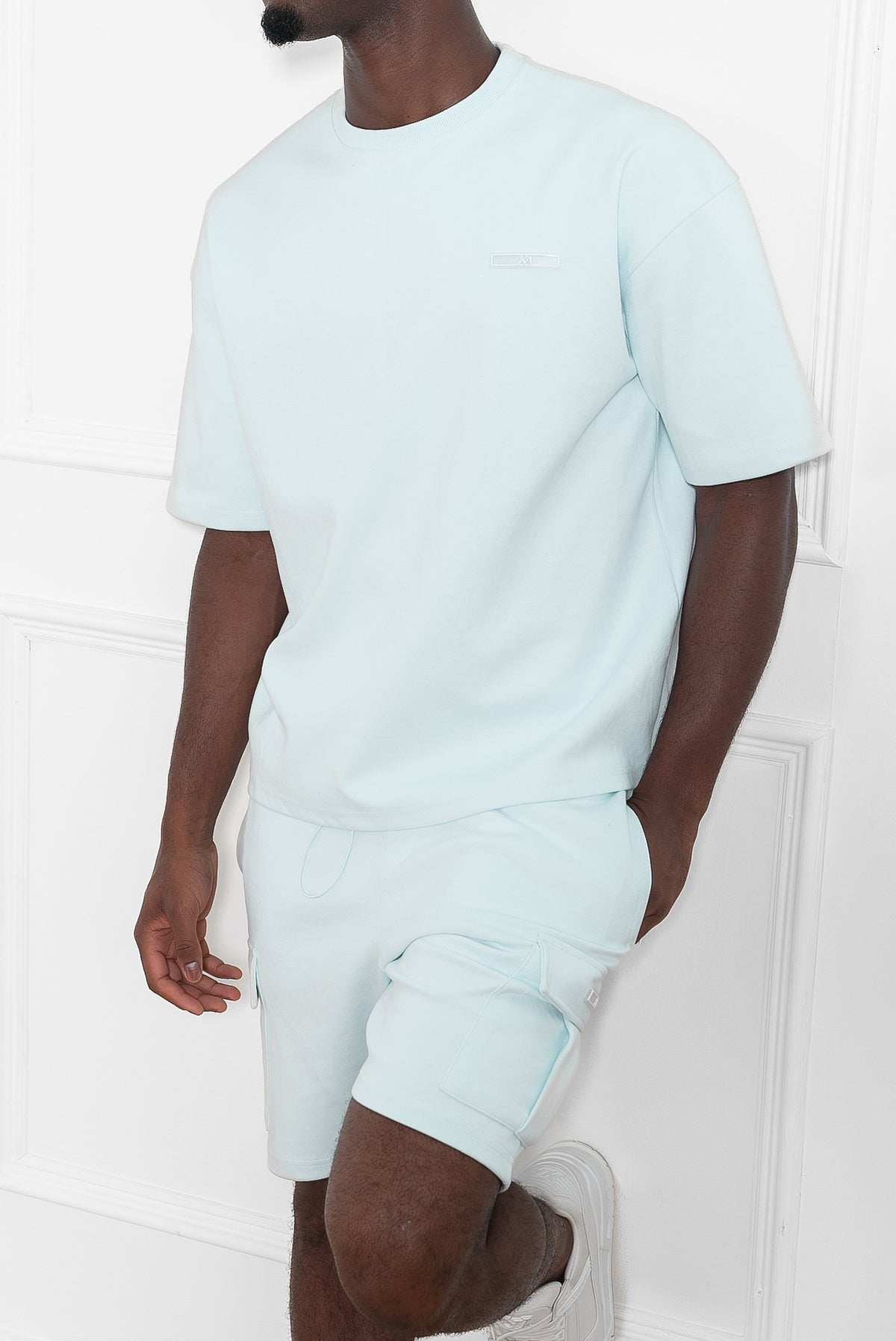 CONJUNTO OVERSIZE ESSENTIAL FIT - AZUL CIELO