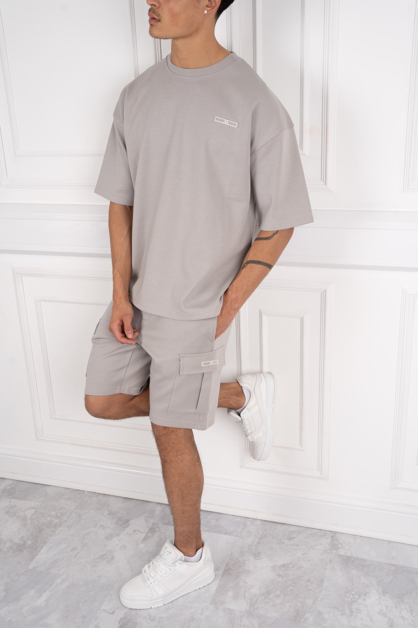CONJUNTO OVERSIZE ESSENTIAL FIT - BEIGE