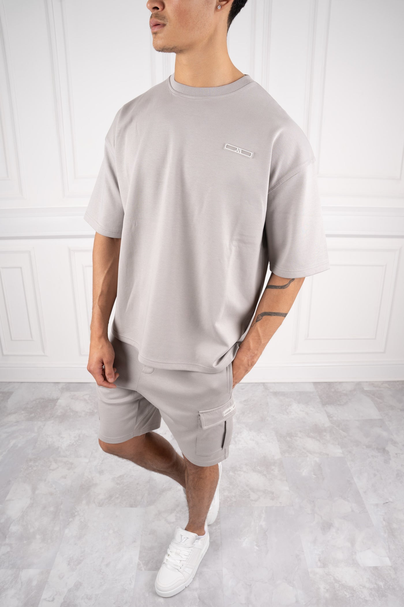 CONJUNTO OVERSIZE ESSENTIAL FIT - BEIGE