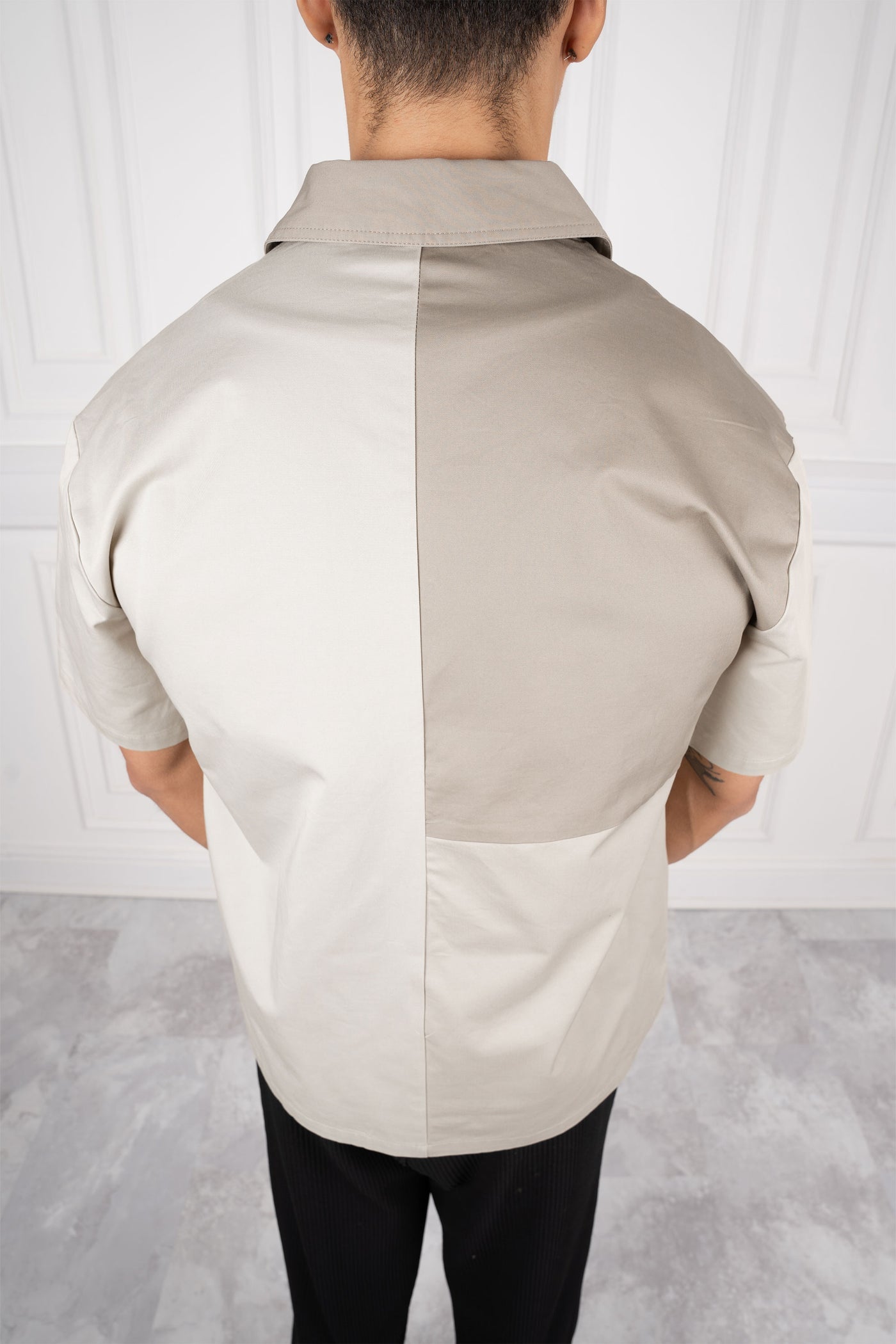 CAMISA PANEL OVERSIZE