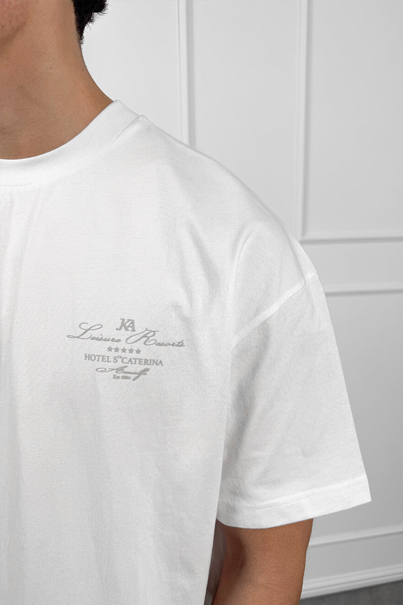 CONJUNTO OVERSIZE WRITING - BLANCO