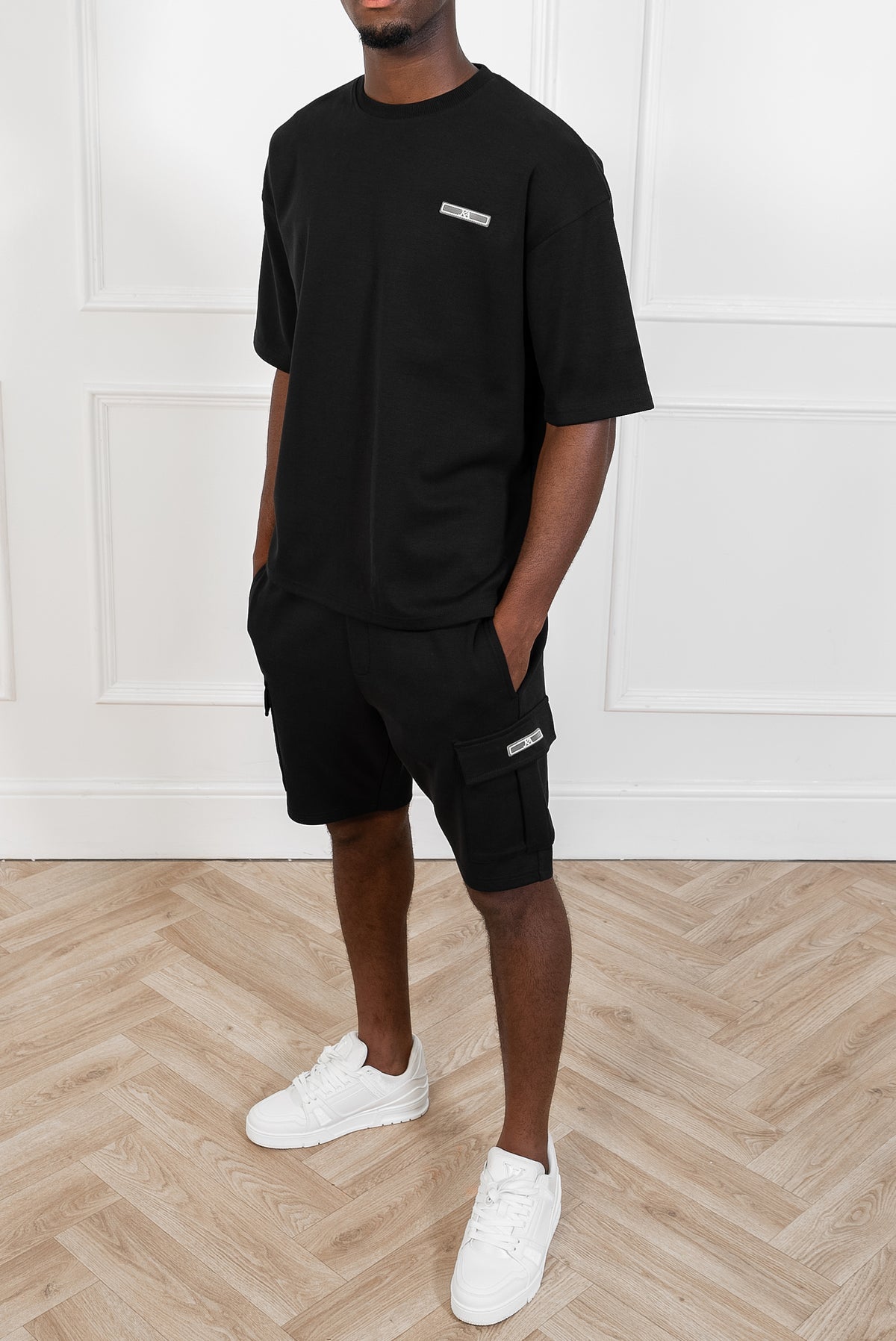 CONJUNTO OVERSIZE ESSENTIAL FIT - NEGRO
