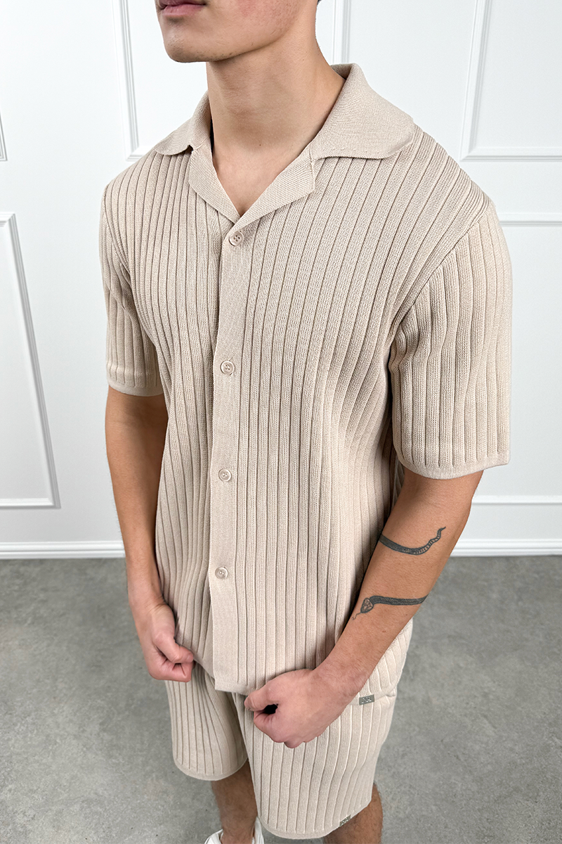 CONJUNTO PRINT RELIEF - BEIGE