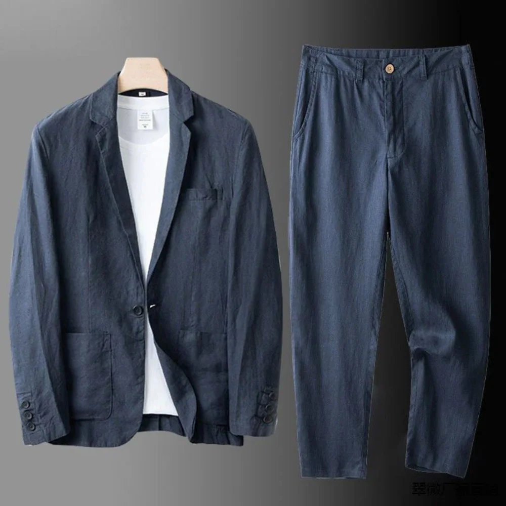 Conjunto elegante de lino