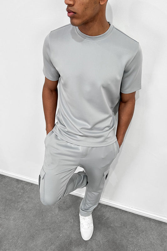 CAMISETA SLIM FIT - GRIS