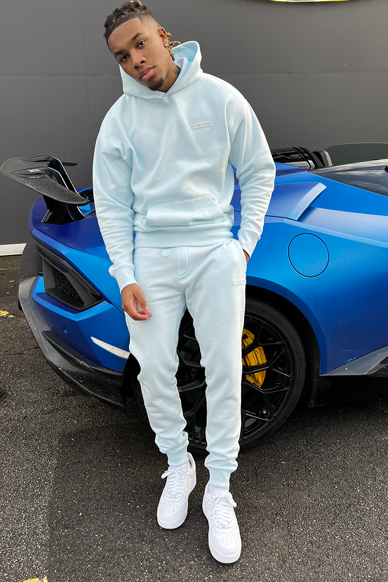 CHÁNDAL NEW YORK HOODIE - AZUL CIELO