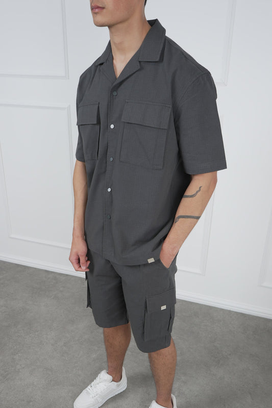 CONJUNTO CALIFORNIA OVERSIZE - GRIS PLATA