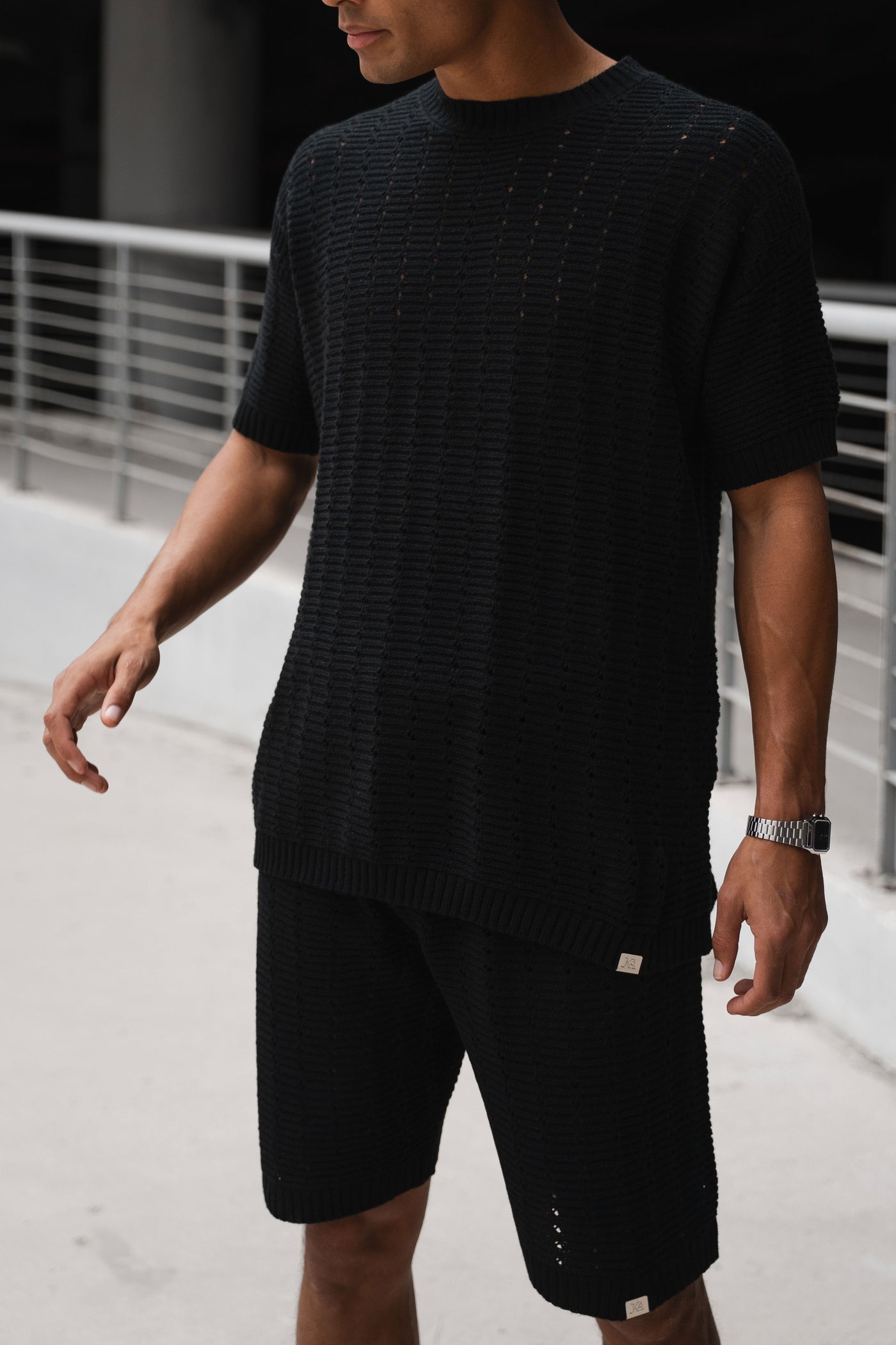 CONJUNTO BOXY HOLE - NEGRO