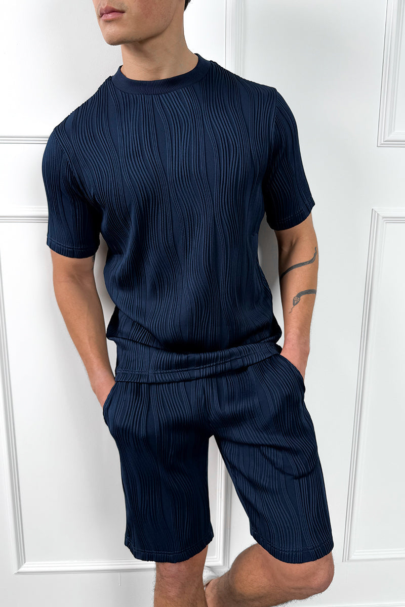 CAMISETA WAVE SLIM FIT - NAVY