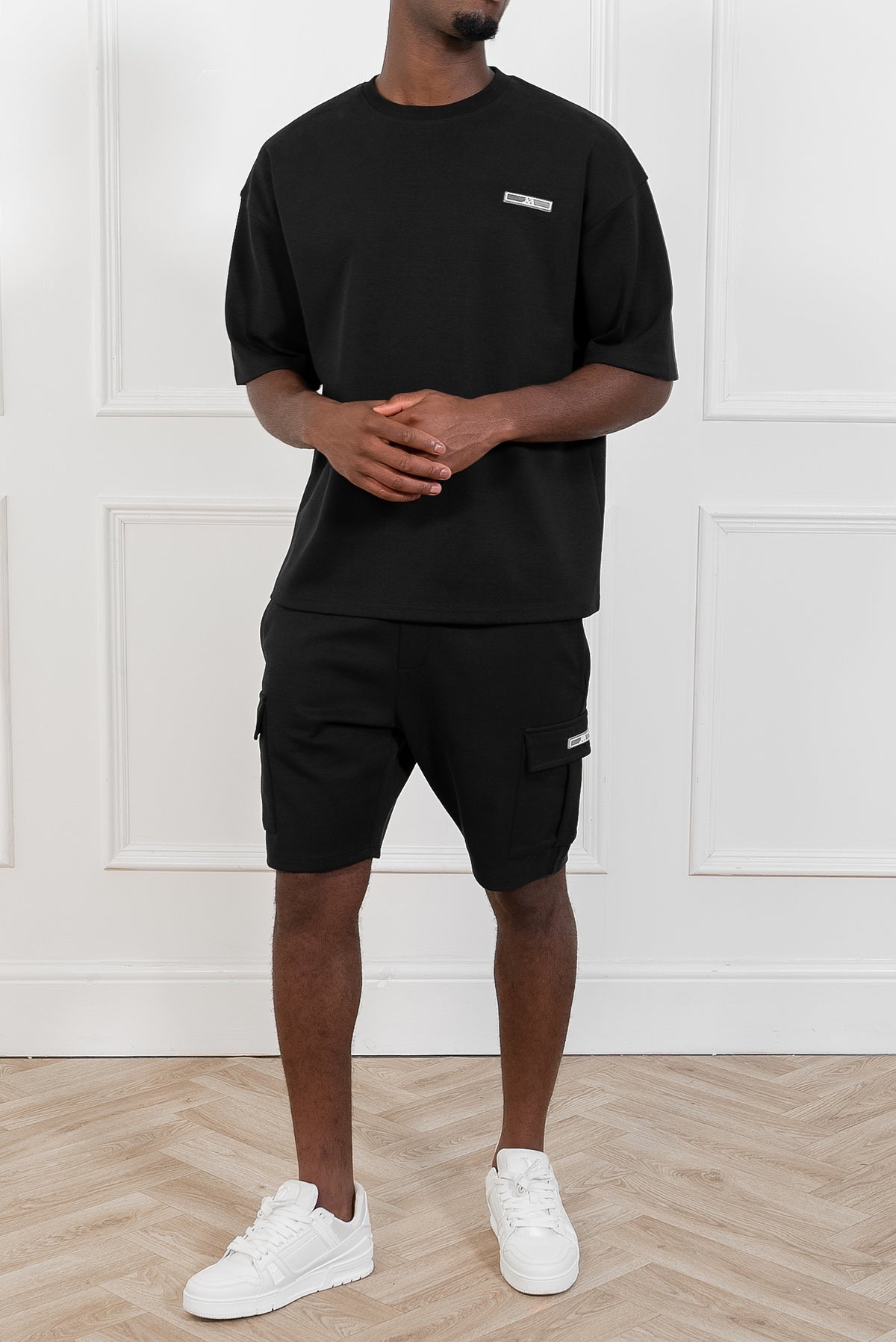 CONJUNTO OVERSIZE ESSENTIAL FIT - NEGRO