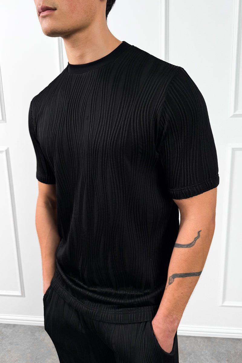 CAMISETA WAVE SLIM FIT - NEGRA