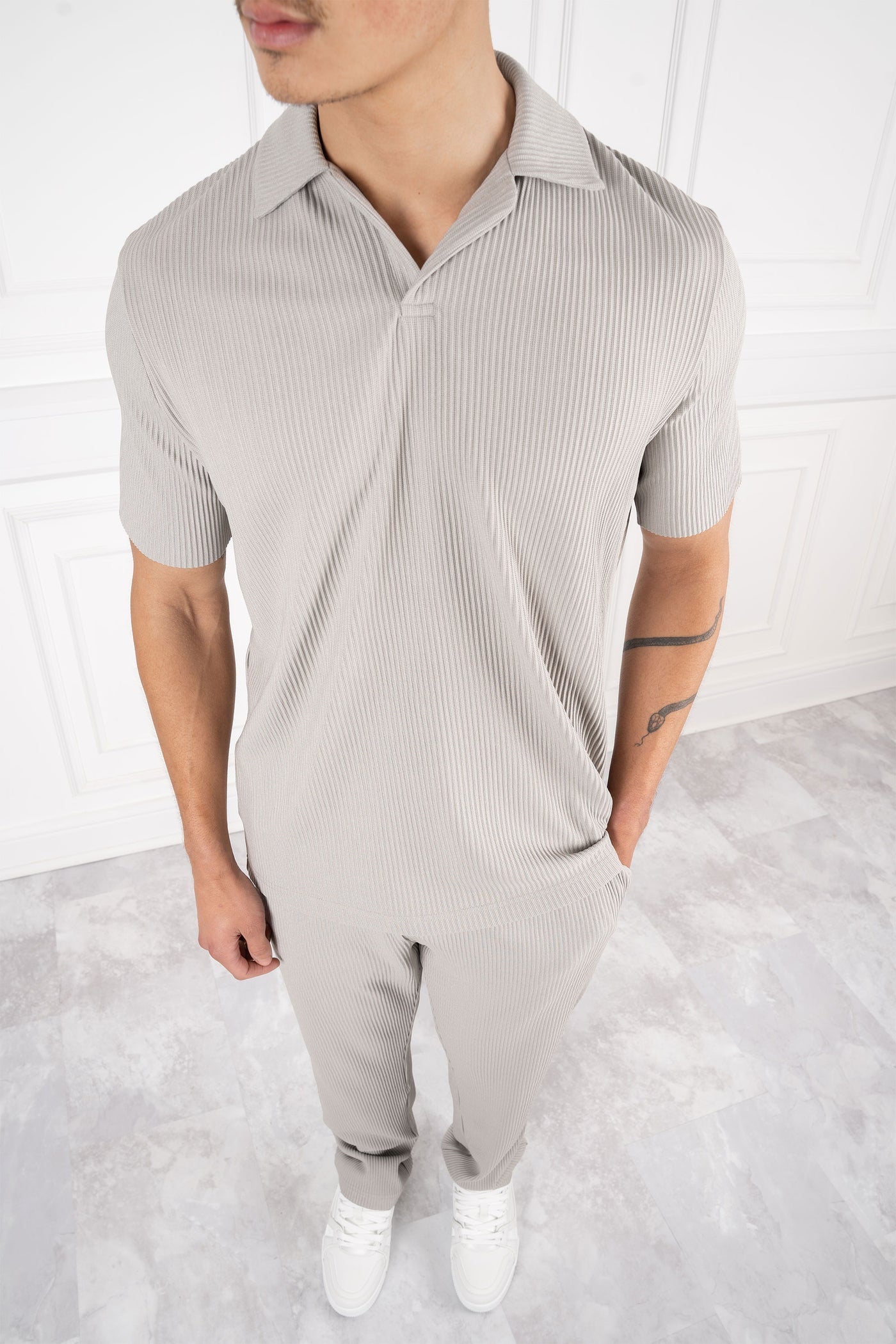 POLO PRINT RELIEF - BEIGE