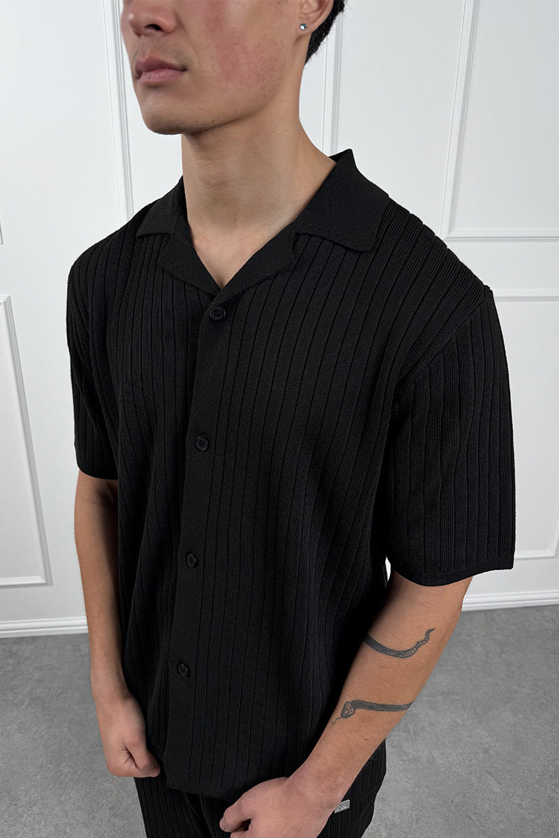 CONJUNTO PRINT RELIEF - NEGRO
