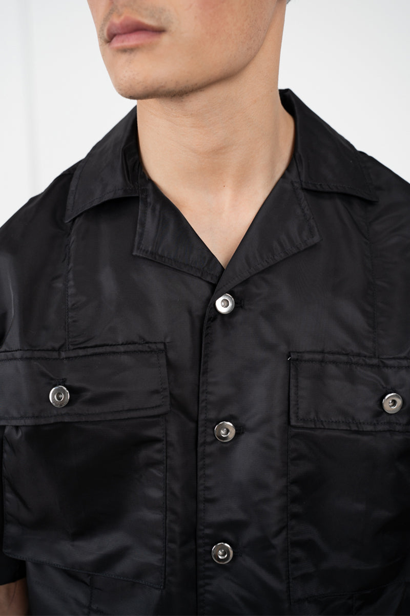 CONJUNTO NYLON OVERSIZE - NEGRO