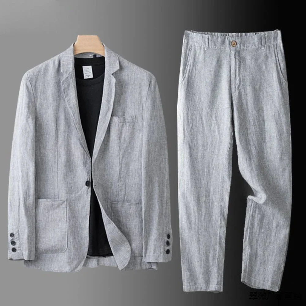 Conjunto elegante de lino