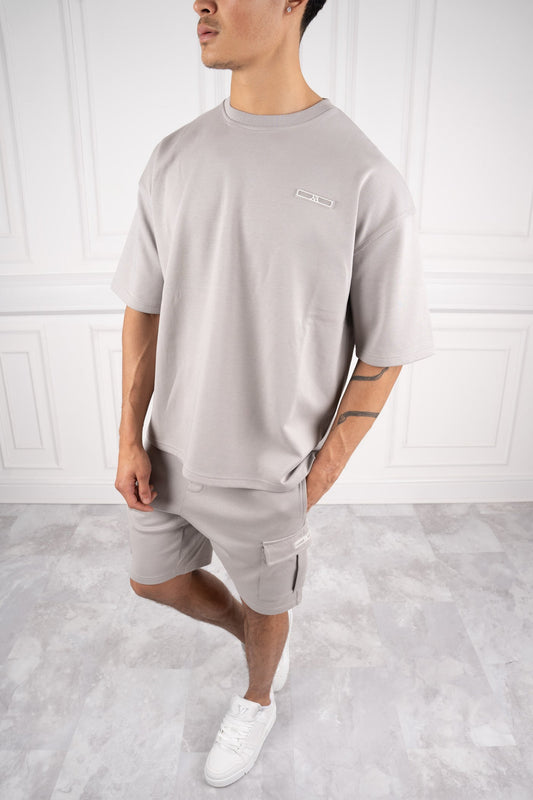 CONJUNTO OVERSIZE ESSENTIAL FIT - BEIGE