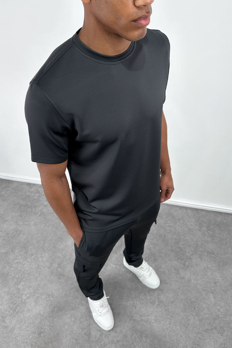 CAMISETA SLIM FIT - NEGRA