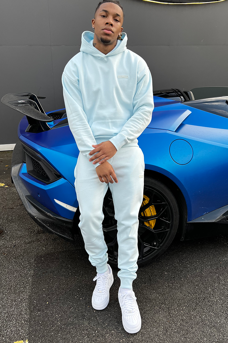 CHÁNDAL NEW YORK HOODIE - AZUL CIELO