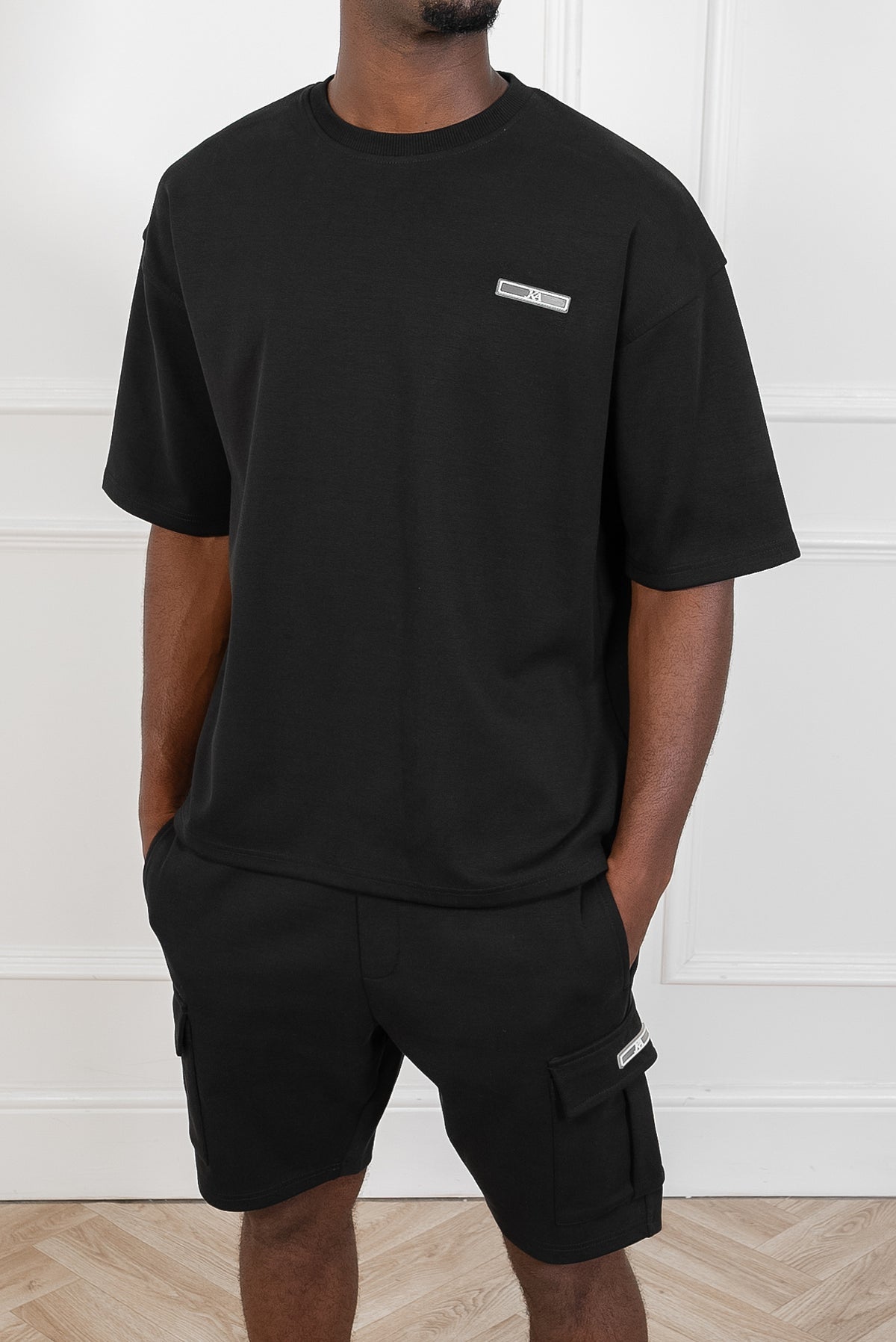 CONJUNTO OVERSIZE ESSENTIAL FIT - NEGRO