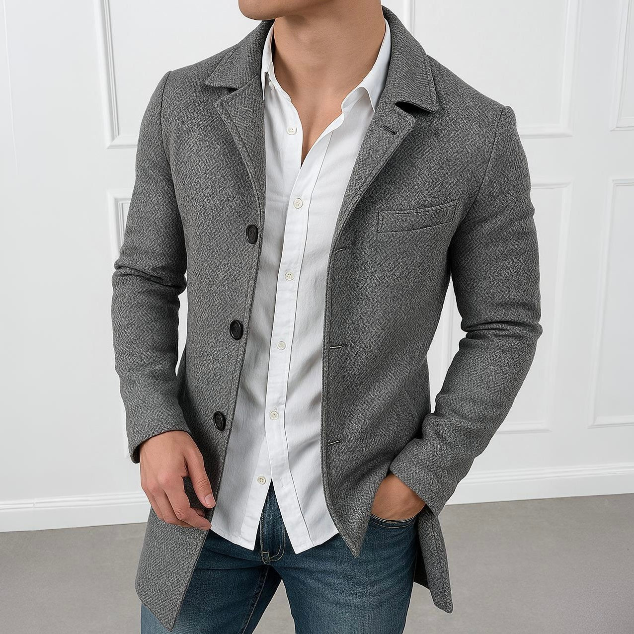 NORD MEN l ABRIGO ELEGANTE PARA HOMBRE