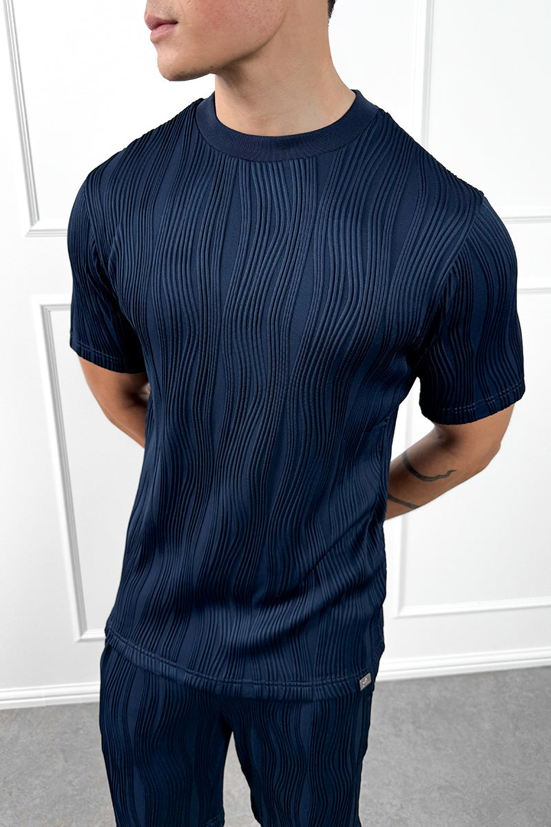 CAMISETA WAVE SLIM FIT - NAVY