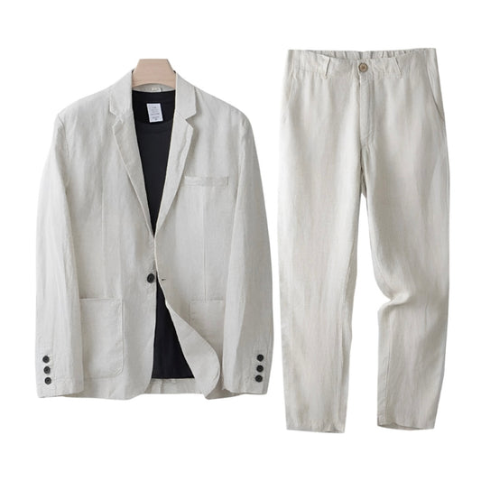 Conjunto elegante de lino