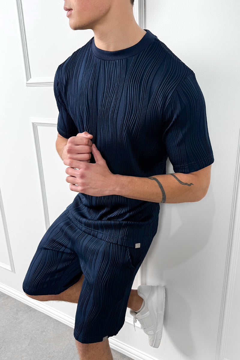 CAMISETA WAVE SLIM FIT - NAVY