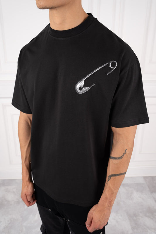 CAMISETA OVERSIZED CLIP - NEGRA